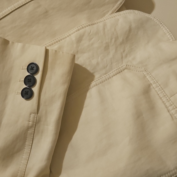 ME + EM ivory single button blazer size 6 - Picture 5 of 9